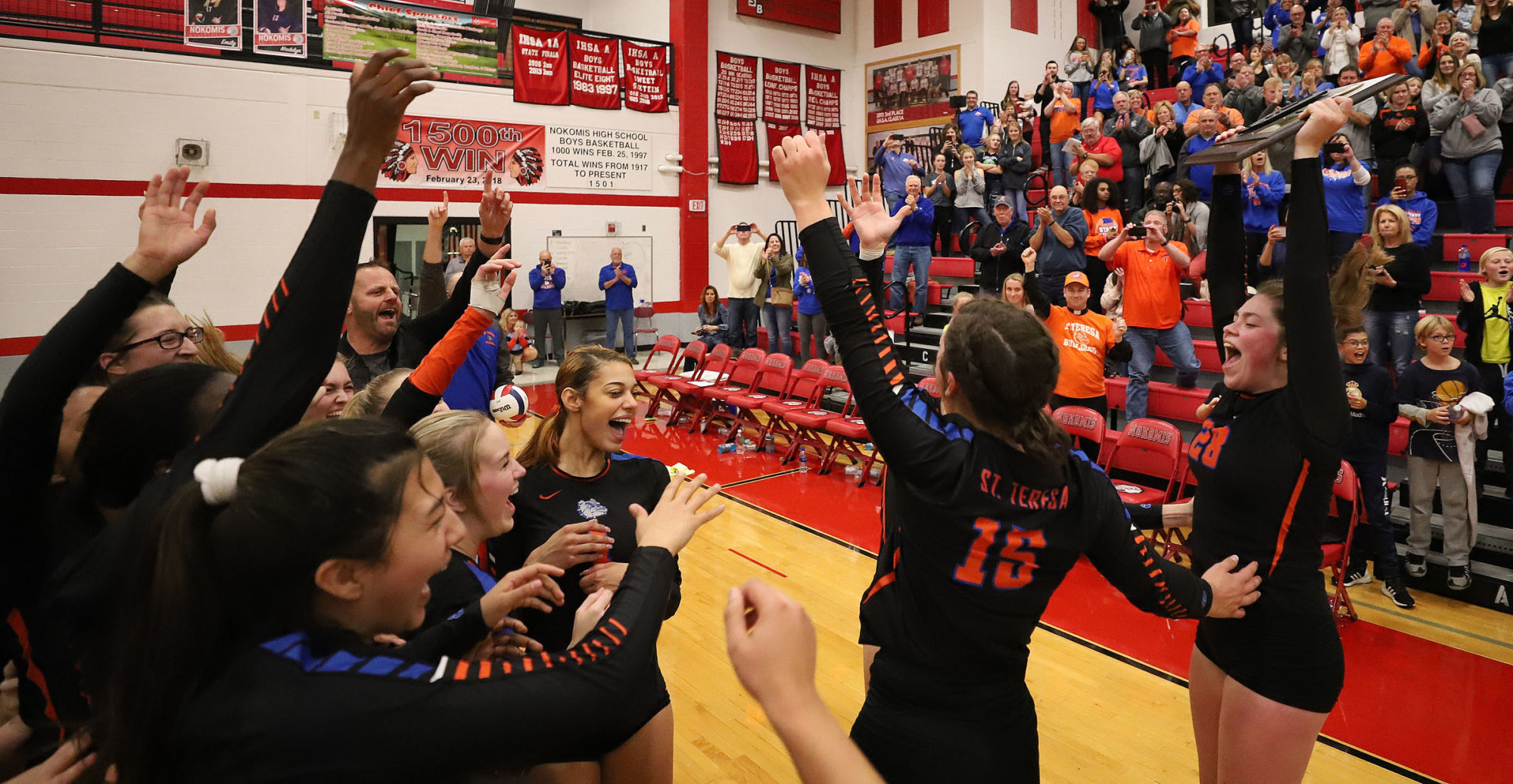 St Teresa vs Jacksonville Routt celebration 11 11.2.18.jpg